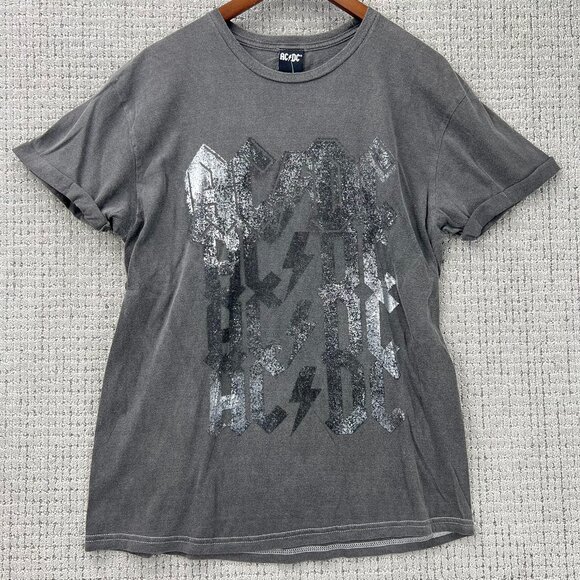AC/DC Metallic Graphic Tee NWT - Picture 2 of 9